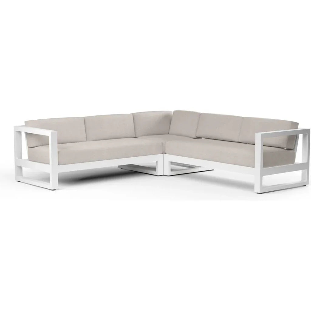 Newport Sunbrella Outdoor Sectional Sofa - LOOMLAN - Sunset West - Outdoor Sofas & Loveseats
