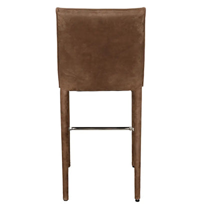 Newton Orris Brown Leather Counter Stool