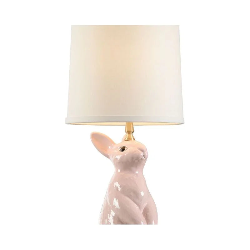 Next Generation Ceramic Baby Bunny Base Table Lamp - LOOMLAN - Wildwood - Table Lamps