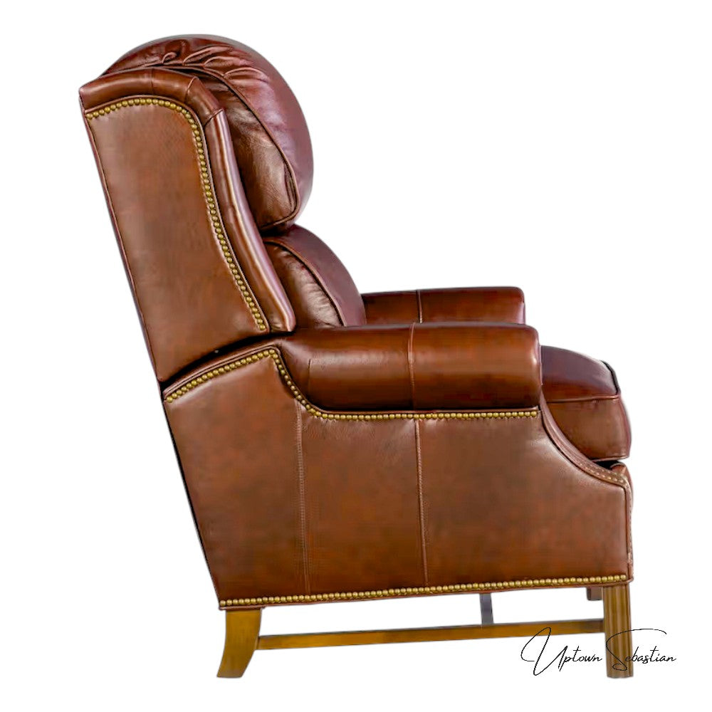 Nexus Leather Power Push Button Recliner