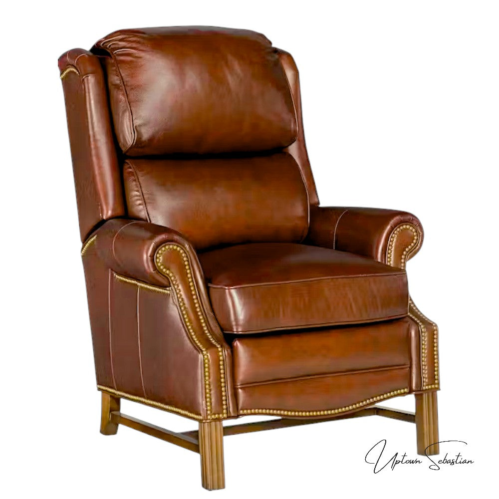 Nexus Leather Power Push Button Recliner