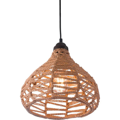 Nezz Ceiling Lamp Natural - LOOMLAN - Zuo Modern - Pendants