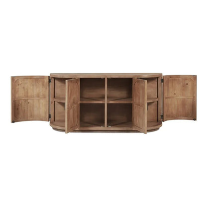 Nicola Natural Reclaimed Pine Sideboard - LOOMLAN - Moe's Home - Sideboards