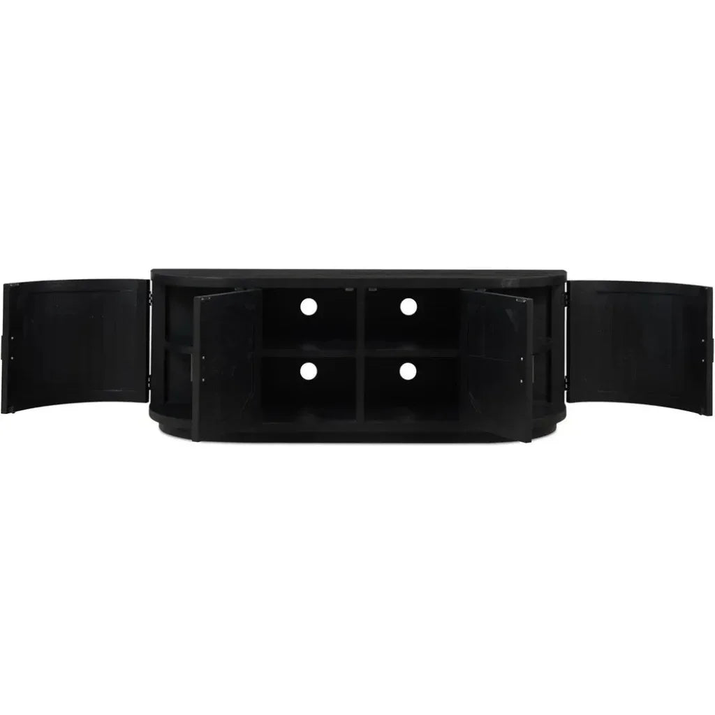 Nicola Natural Wood Media Cabinet - LOOMLAN - Moe's Home - TV Stands & Media Centers