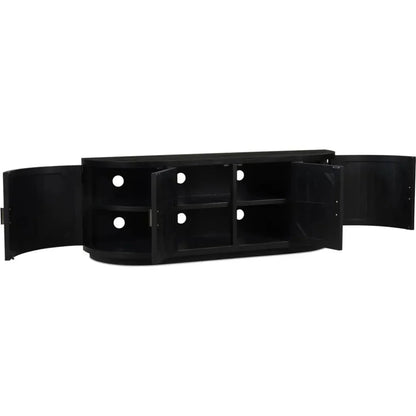 Nicola Natural Wood Media Cabinet - LOOMLAN - Moe's Home - TV Stands & Media Centers