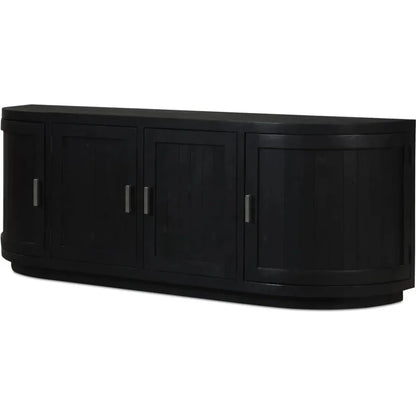 Nicola Natural Wood Media Cabinet - LOOMLAN - Moe's Home - TV Stands & Media Centers