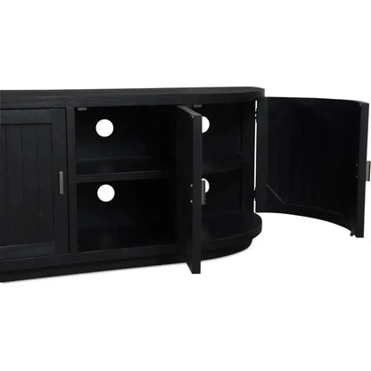 Nicola Natural Wood Media Cabinet - LOOMLAN - Moe's Home - TV Stands & Media Centers