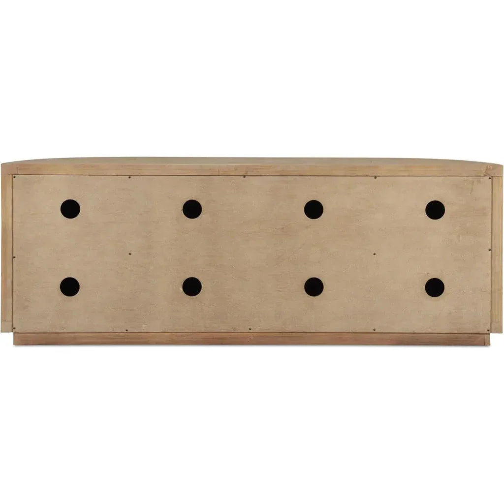 Nicola Natural Wood Media Cabinet - LOOMLAN - Moe's Home - TV Stands & Media Centers