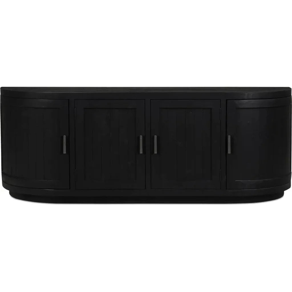 Nicola Natural Wood Media Cabinet - LOOMLAN - Moe's Home - TV Stands & Media Centers