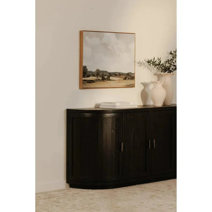 Nicola Wood Black Sideboard - LOOMLAN - Moe's Home - Sideboards