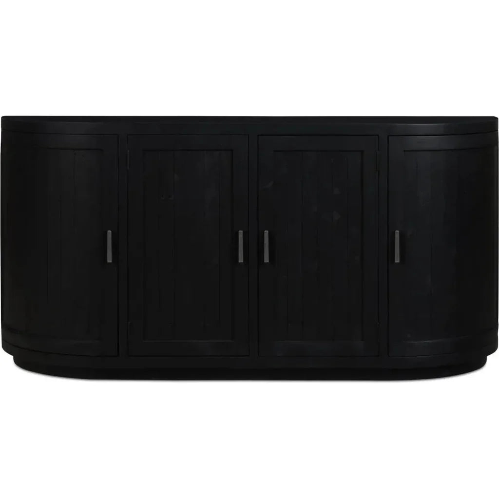 Nicola Wood Black Sideboard - LOOMLAN - Moe's Home - Sideboards