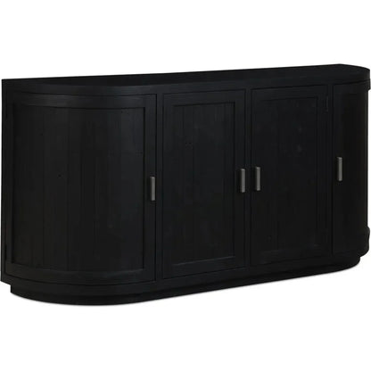 Nicola Wood Black Sideboard - LOOMLAN - Moe's Home - Sideboards