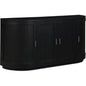Nicola Wood Black Sideboard - LOOMLAN - Moe's Home - Sideboards