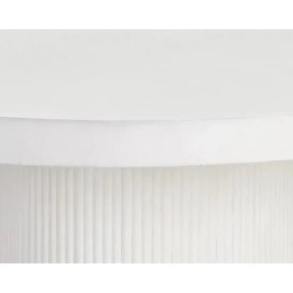 Nicolette Concrete Outdoor Round Dining Table-Outdoor Dining Tables-SUNPAN-LOOMLAN