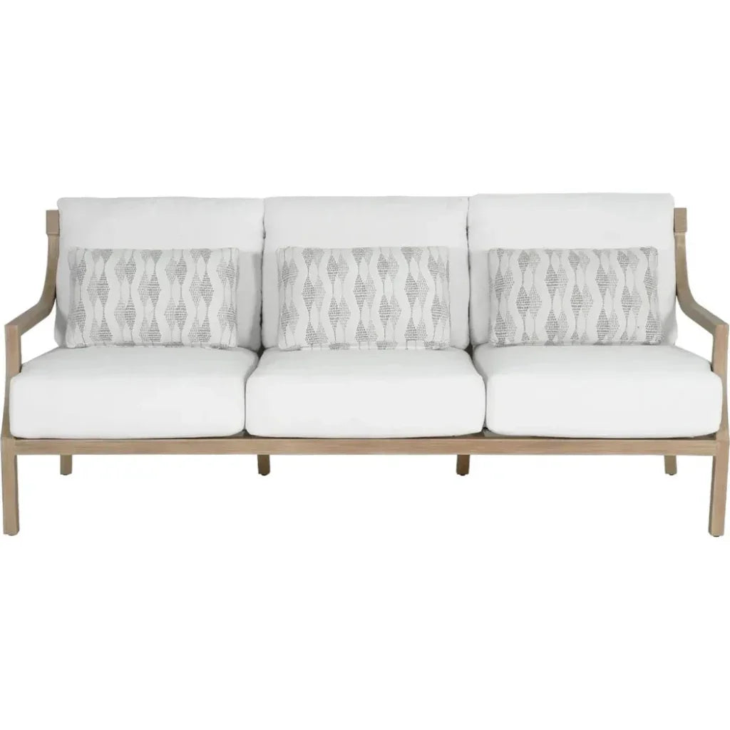 Nicoya Cushioned Deep Seating 3 Seater Sofa - LOOMLAN - Castelle - Outdoor Sofas & Loveseats