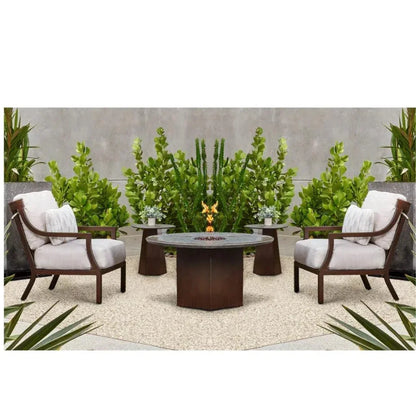 Nicoya Cushioned Lounge Chair Sunbrella Cushions-Outdoor Accent Chairs-Castelle-LOOMLAN