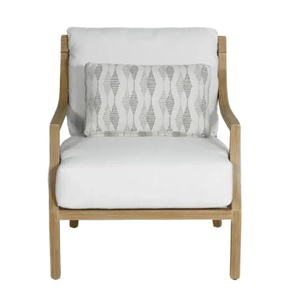 Nicoya Cushioned Lounge Chair Sunbrella Cushions-Outdoor Accent Chairs-Castelle-LOOMLAN