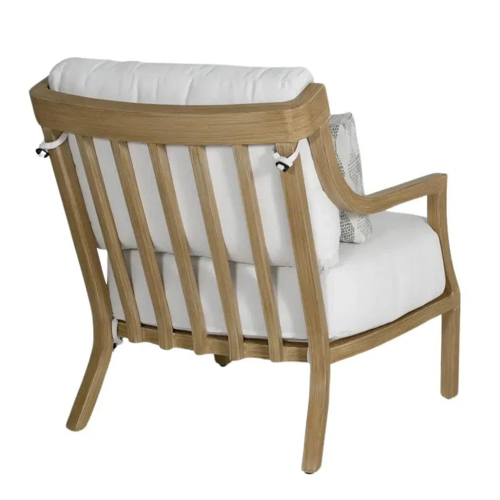 Nicoya Cushioned Lounge Chair Sunbrella Cushions-Outdoor Accent Chairs-Castelle-LOOMLAN