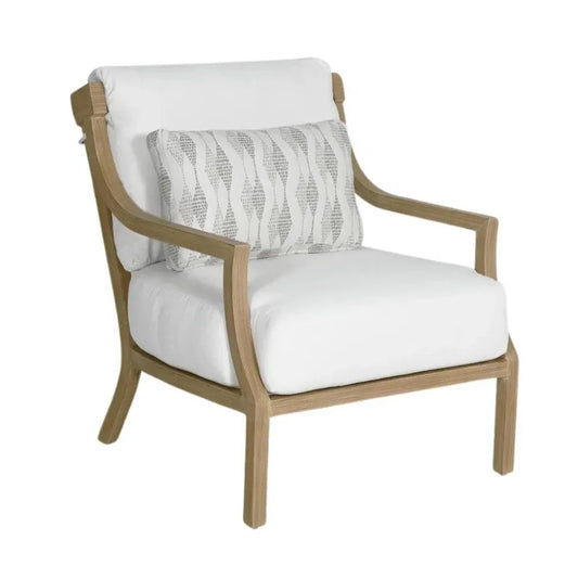 Nicoya Cushioned Lounge Chair Sunbrella Cushions-Outdoor Accent Chairs-Castelle-LOOMLAN