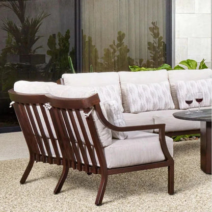 Nicoya Deep Seating Cushioned Loveseat - LOOMLAN - Castelle - Outdoor Sofas & Loveseats