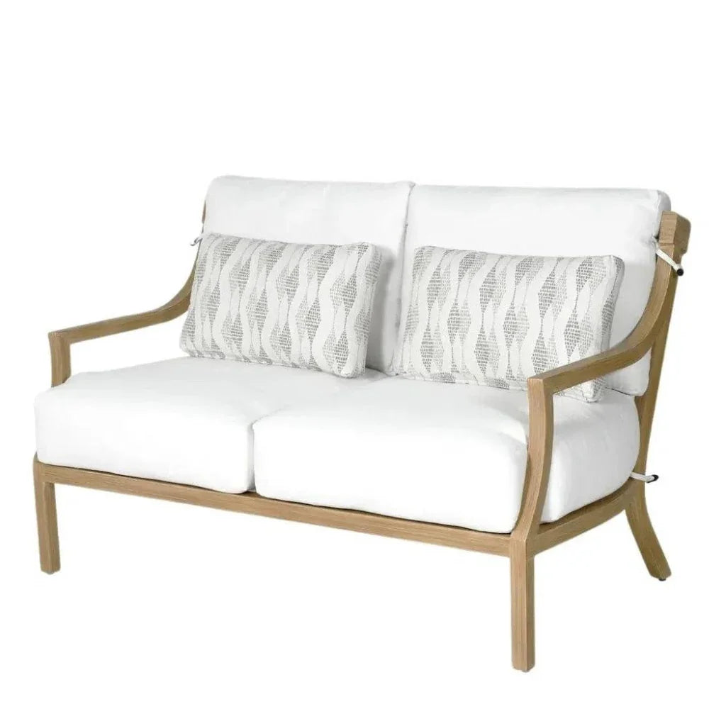 Nicoya Deep Seating Cushioned Loveseat - LOOMLAN - Castelle - Outdoor Sofas & Loveseats
