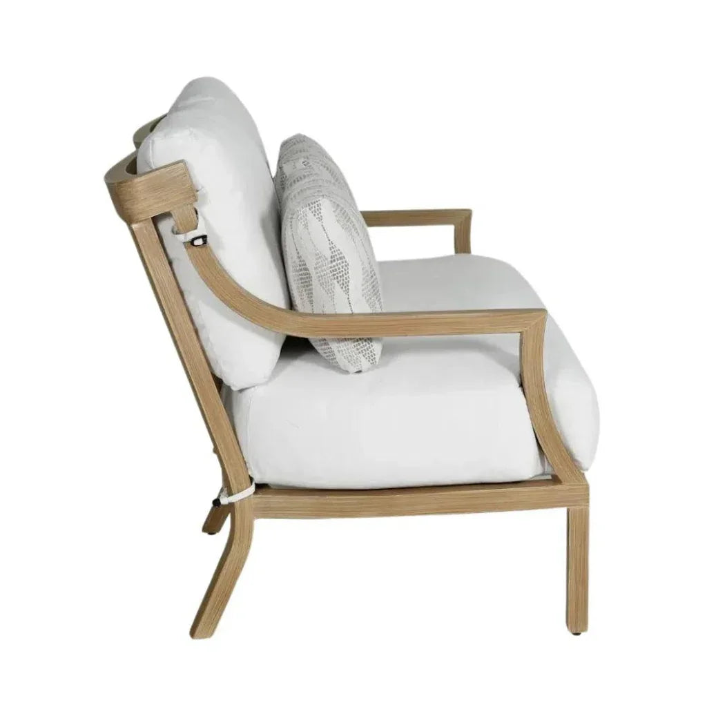 Nicoya Deep Seating Cushioned Loveseat - LOOMLAN - Castelle - Outdoor Sofas & Loveseats