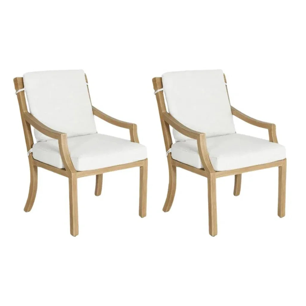 Nicoya Formal Arm Dining Chair Outdoor Living Castelle-Outdoor Dining Chairs-Castelle-LOOMLAN