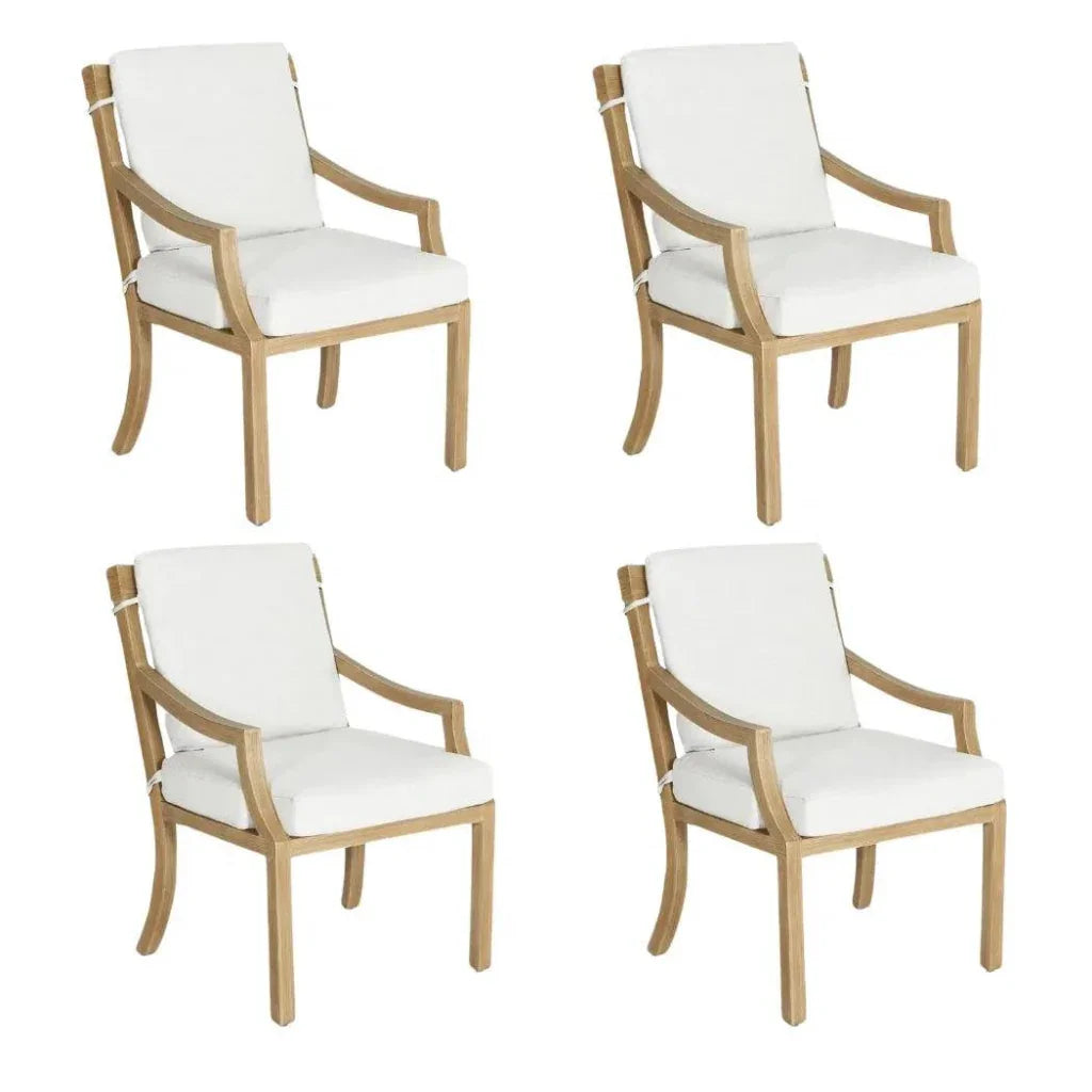 Nicoya Formal Arm Dining Chair Outdoor Living Castelle-Outdoor Dining Chairs-Castelle-LOOMLAN