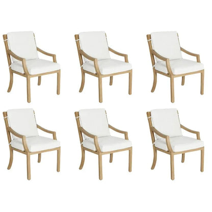 Nicoya Formal Arm Dining Chair Outdoor Living Castelle-Outdoor Dining Chairs-Castelle-LOOMLAN