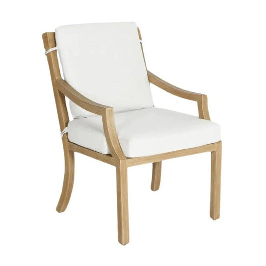 Nicoya Formal Arm Dining Chair Outdoor Living Castelle-Outdoor Dining Chairs-Castelle-LOOMLAN