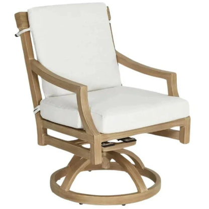 Nicoya Formal Arm Dining Chair Swivel Rocker-Outdoor Dining Chairs-Castelle-LOOMLAN