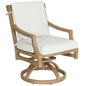 Nicoya Formal Arm Dining Chair Swivel Rocker-Outdoor Dining Chairs-Castelle-LOOMLAN