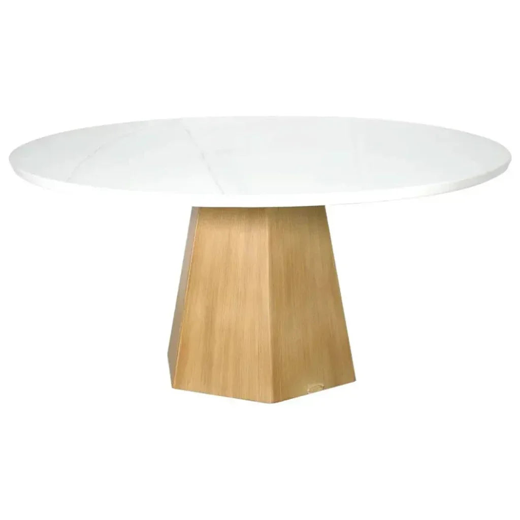 Nicoya Outdoor Round Dining Table-Outdoor Dining Tables-Castelle-60" Dia-LOOMLAN