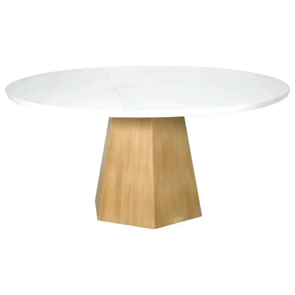 Nicoya Outdoor Round Dining Table-Outdoor Dining Tables-Castelle-60" Dia-LOOMLAN