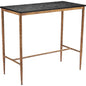 Nida Black and Bronze Rectangular Bar Table - LOOMLAN - Zuo Modern - Bar Tables
