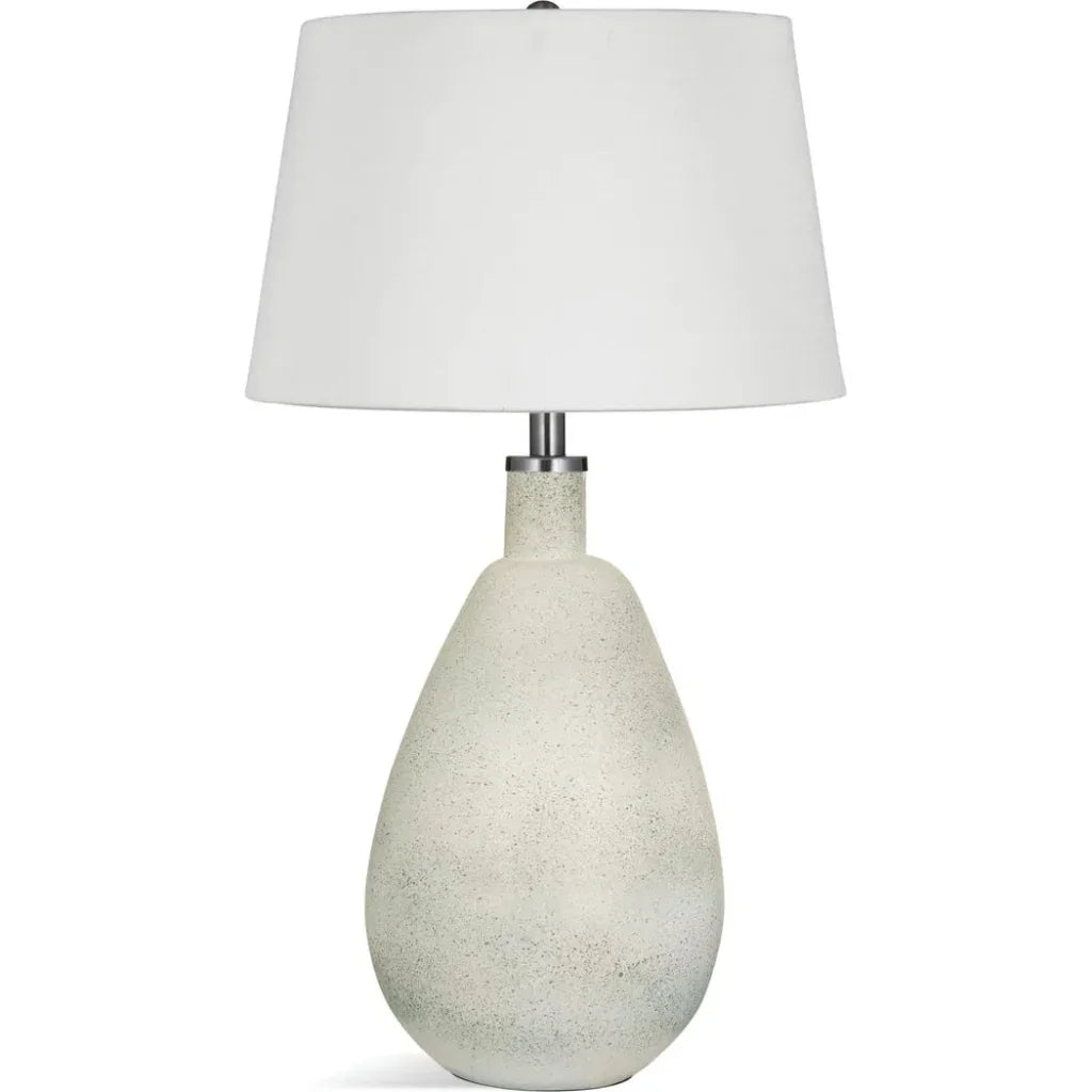 Niello Ceramic White Table Lamp - LOOMLAN - Bassett Mirror - Table Lamps