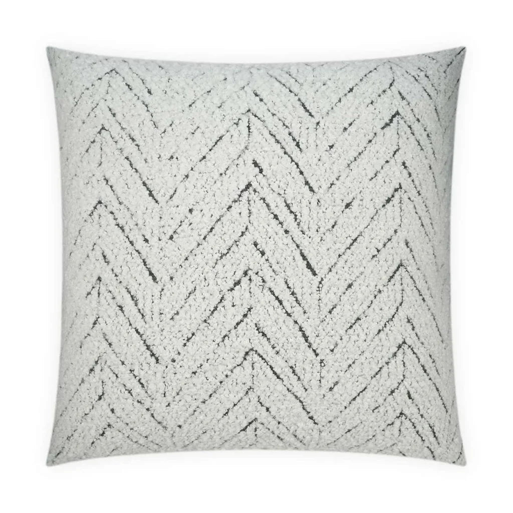 Nifty Handmade White Cotton Throw Pillow - LOOMLAN - D.V. Kap - Throw Pillows