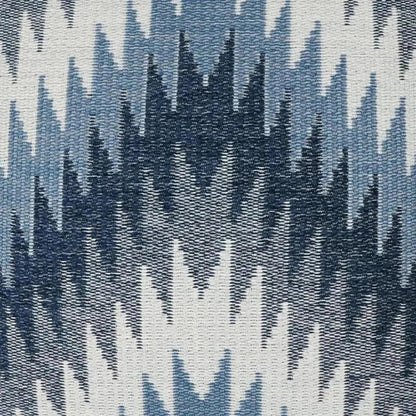 Nigel Ocean Chevron Blue Navy Large Throw Pillow Insert - LOOMLAN - D.V. Kap - Throw Pillows