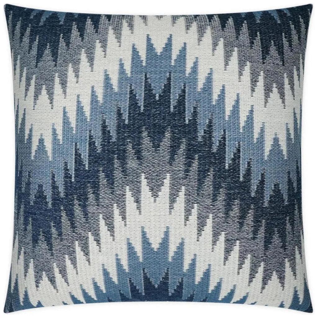 Nigel Ocean Chevron Blue Navy Large Throw Pillow Insert - LOOMLAN - D.V. Kap - Throw Pillows