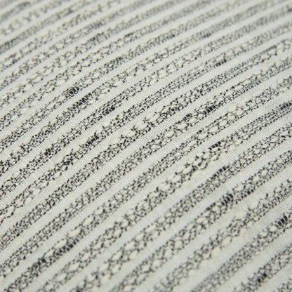 Niko Burlap Gray Throw Pillow Down Insert - LOOMLAN - LOOMLAN - Throw Pillows