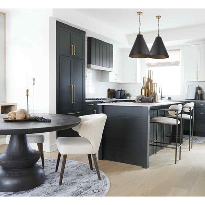 Niles Faux Leather Wingback Dining Chair 2PC