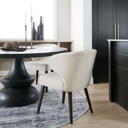 Niles Faux Leather Wingback Dining Chair 2PC