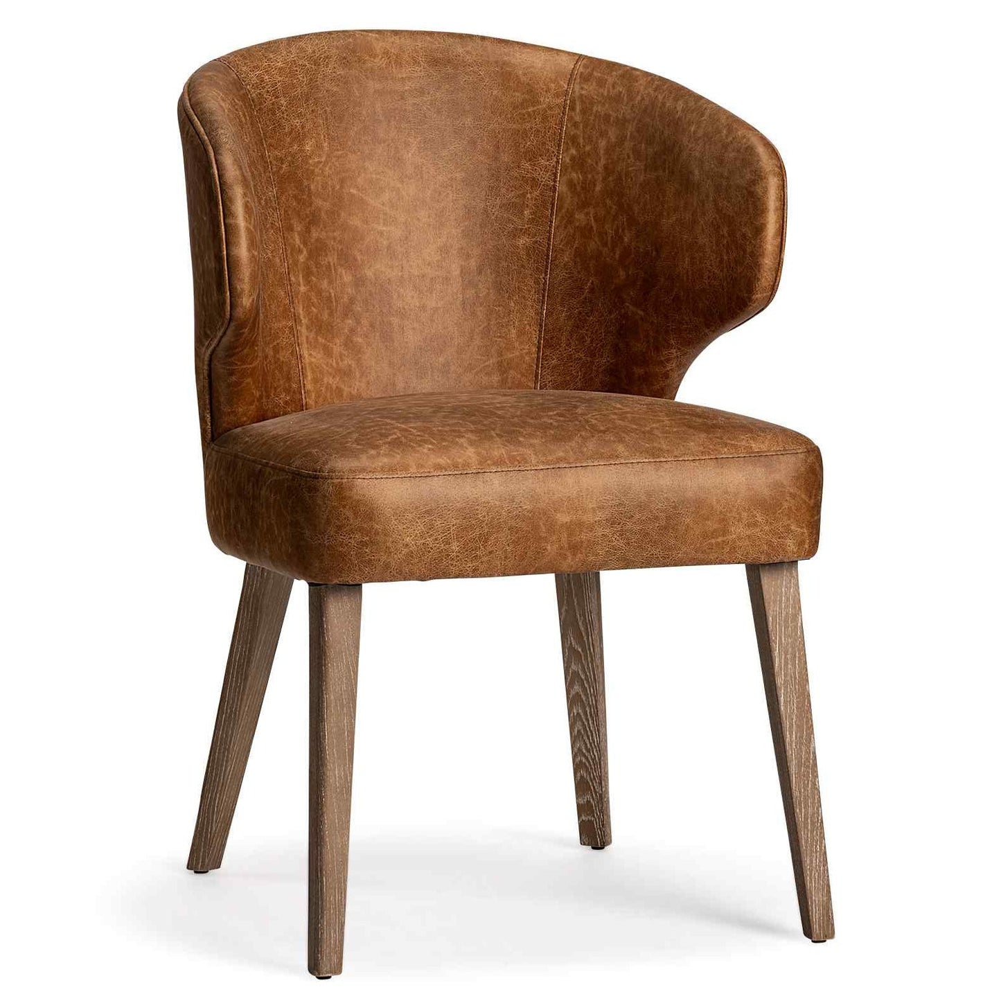 Niles Faux Leather Wingback Dining Chair 2PC