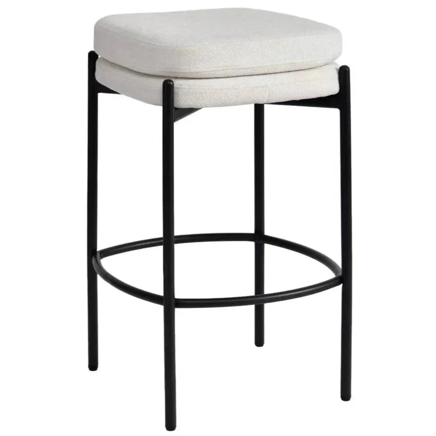 Nina Performance Fabric Counter Stool - LOOMLAN - LH Imports - Counter Stools
