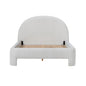 Nina Polyster Round Headboard Bed - LOOMLAN - LH Imports - Beds