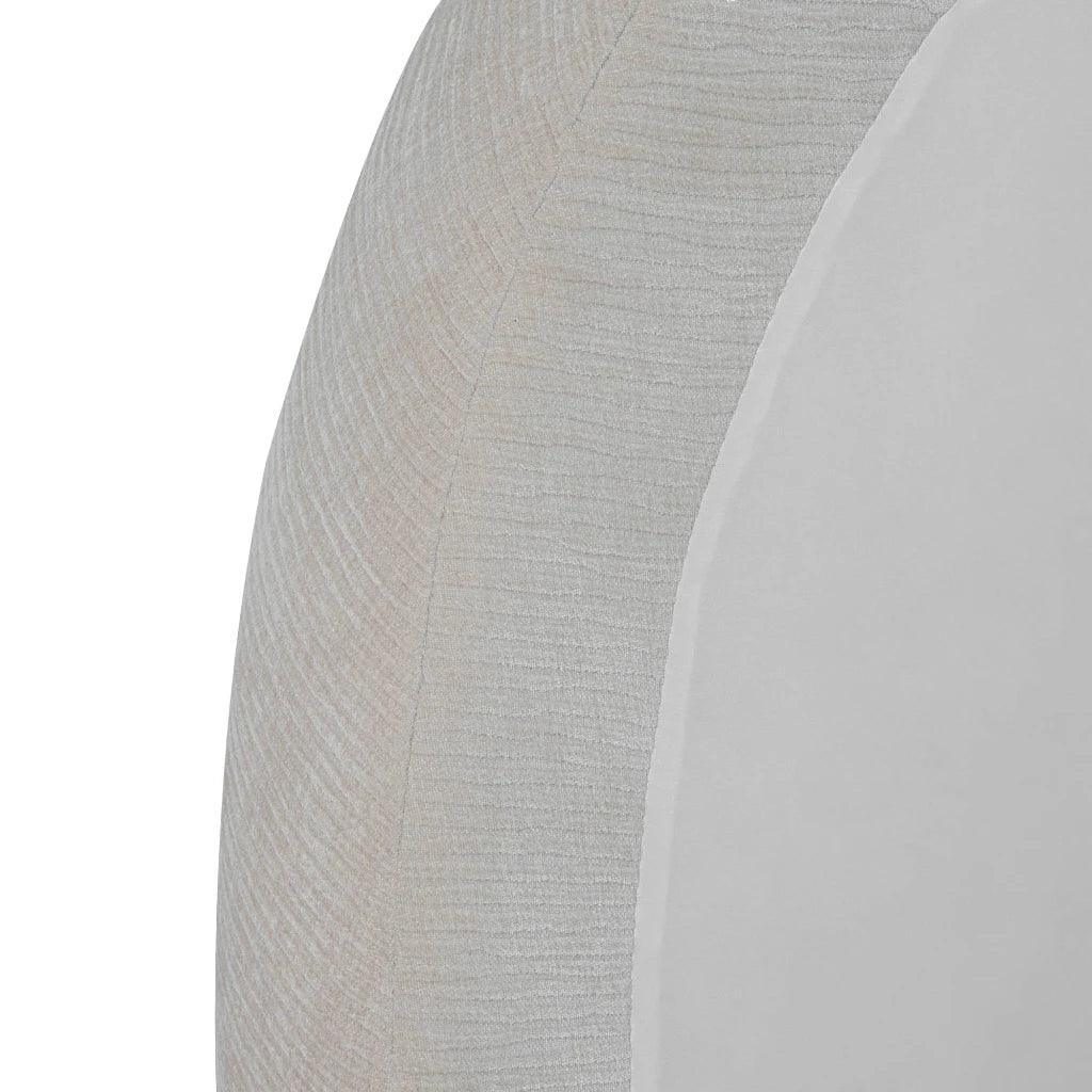 Nina Polyster Round Headboard Bed - LOOMLAN - LH Imports - Beds