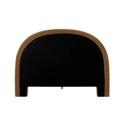 Nina Polyster Round Headboard Bed - LOOMLAN - LH Imports - Beds