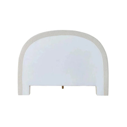 Nina Polyster Round Headboard Bed - LOOMLAN - LH Imports - Beds