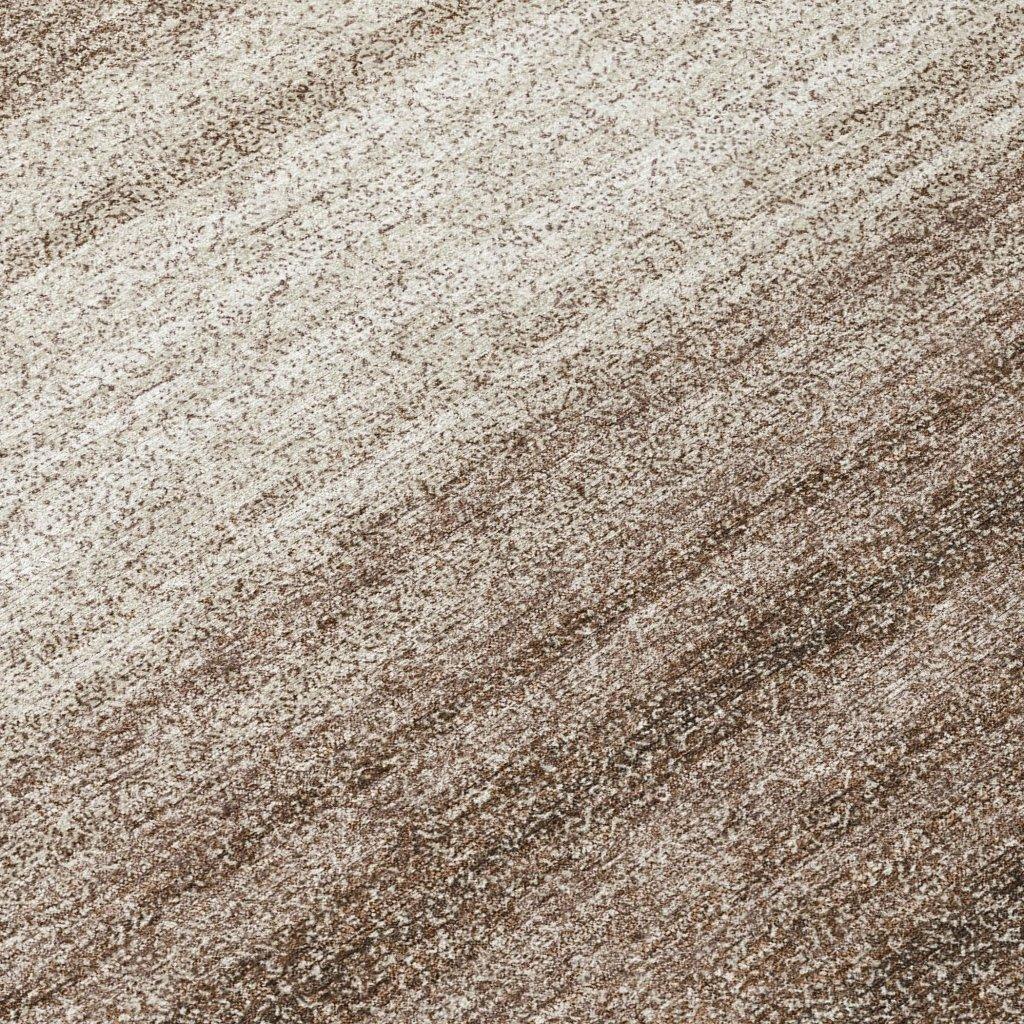 Nira Brown Washable Indoor-Outdoor Rug-Outdoor Rugs-LOOMLAN Rugs-LOOMLAN