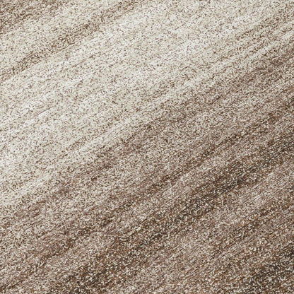 Nira Brown Washable Indoor-Outdoor Rug-Outdoor Rugs-LOOMLAN Rugs-LOOMLAN